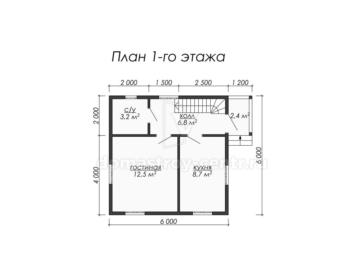 План 1 Проект дома ДК004
