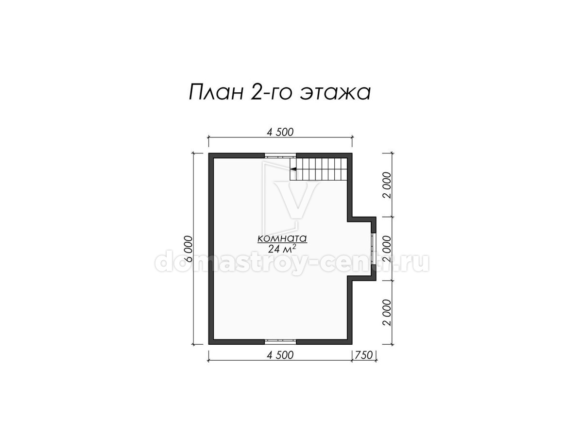 Проект дома ДК004 — план 2