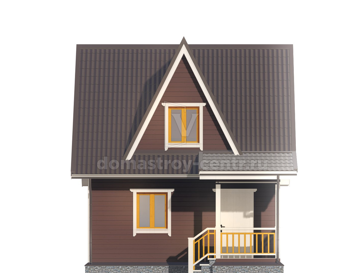 Проект дома ДК004 — фасад 1
