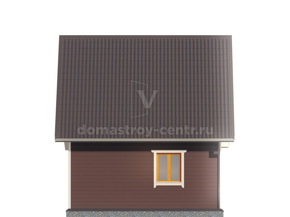 Проект дома ДК004 — фасад 3