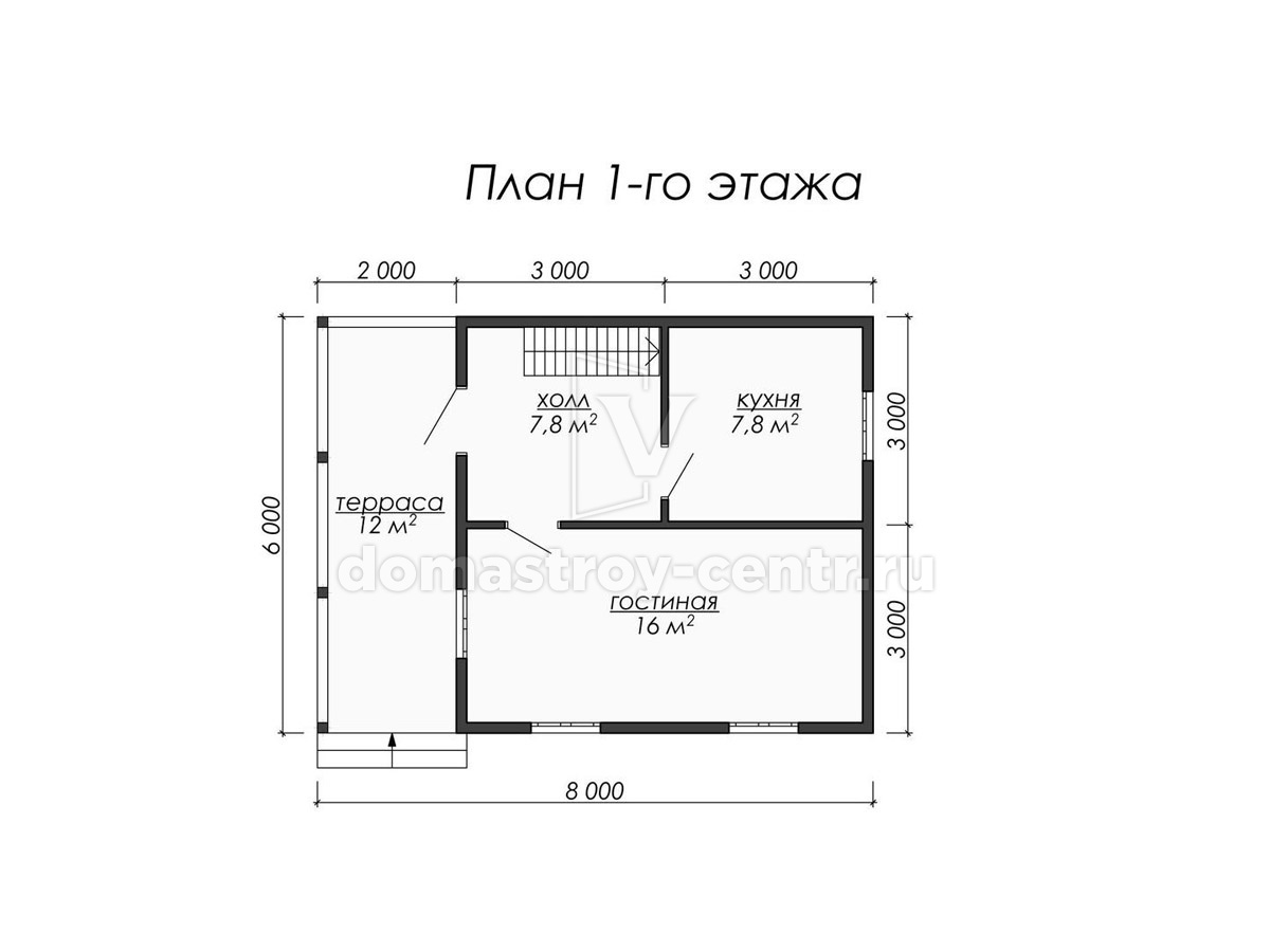 План 1 Проект дома ДК005