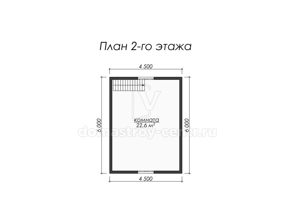 Проект дома ДК005 — план 2
