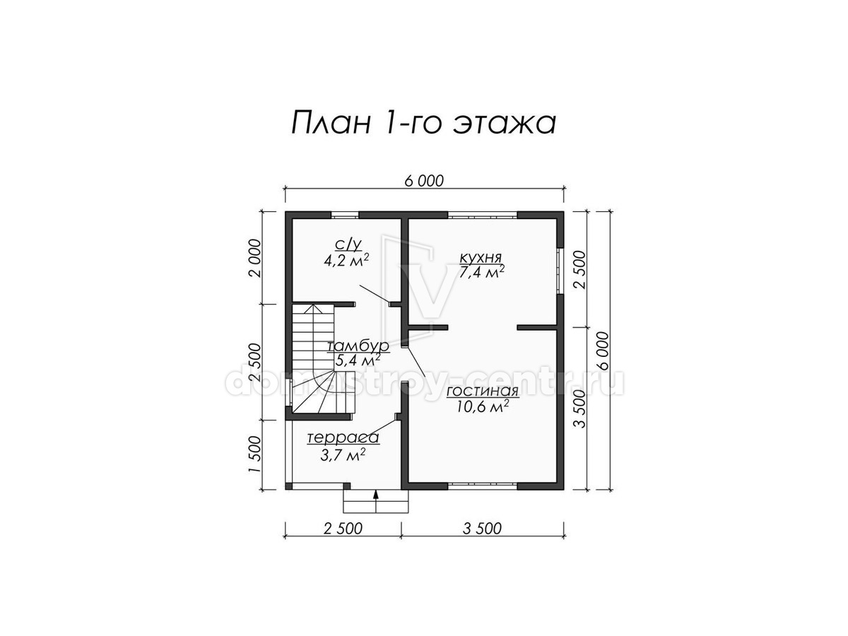 План 1 Проект дома ДК020