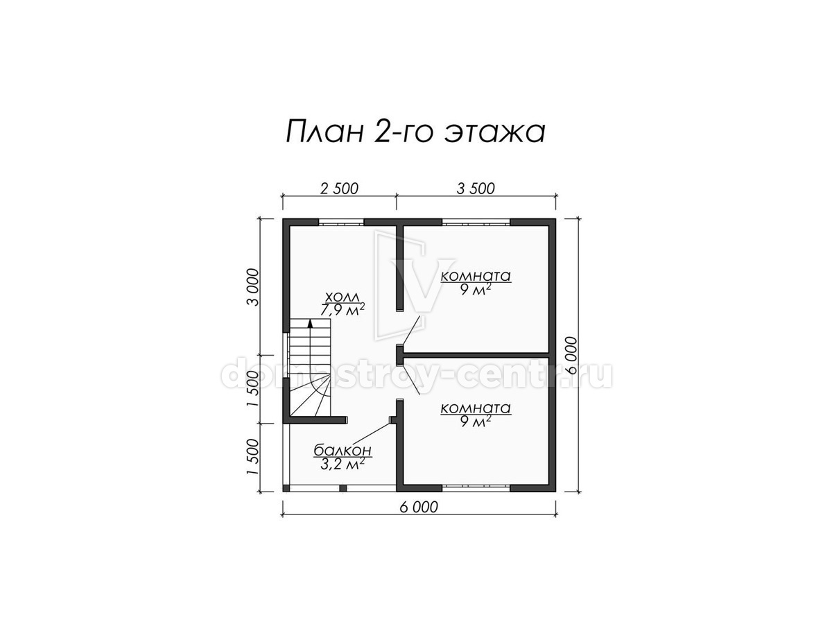 Проект дома ДК020 — план 2
