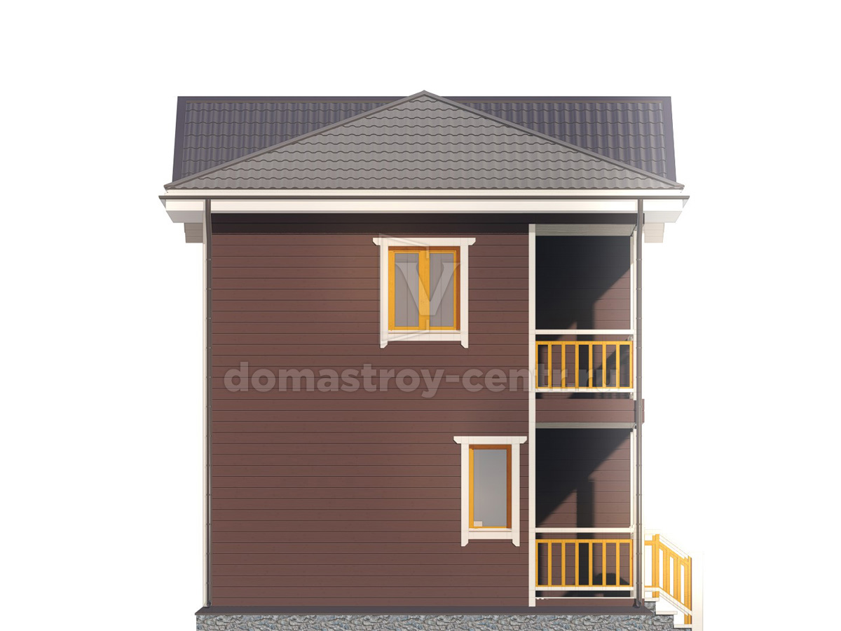 Проект дома ДК020 — фасад 2
