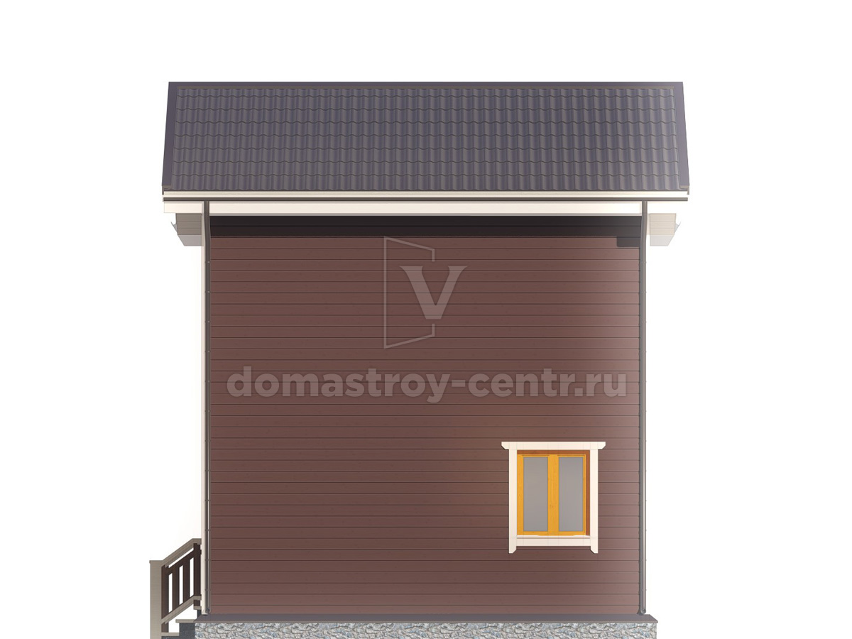 Проект дома ДК020 — фасад 3