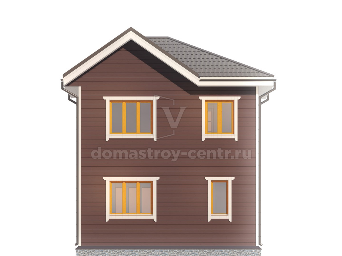 Проект дома ДК020 — фасад 4