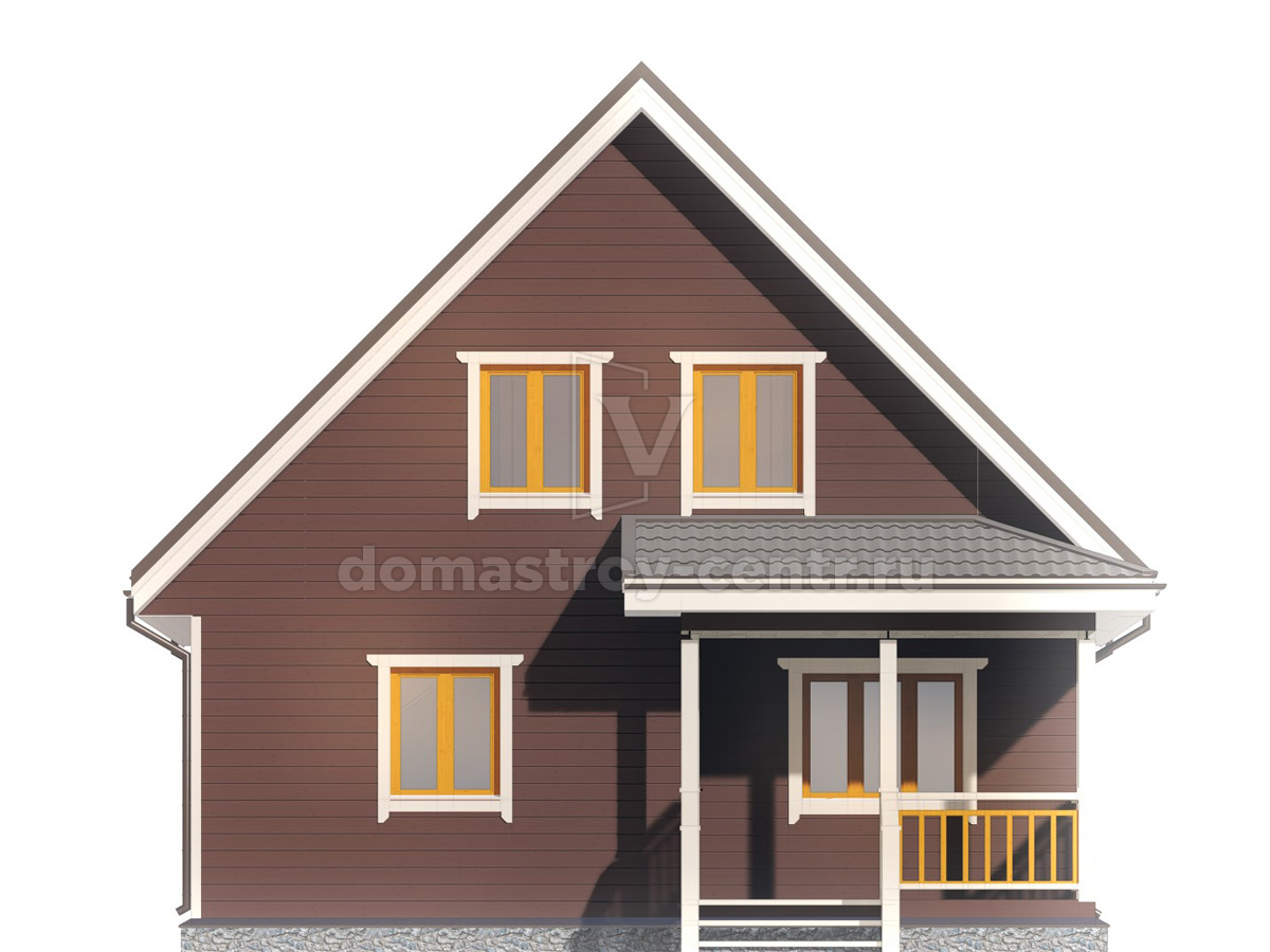 Проект дома ДК033 — фасад 1