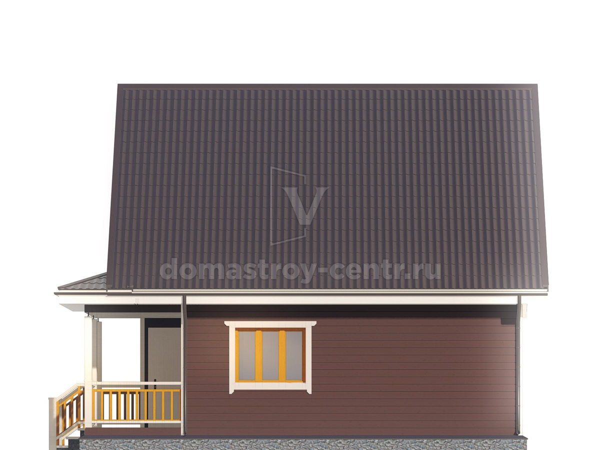 Проект дома ДК033 — фасад 2