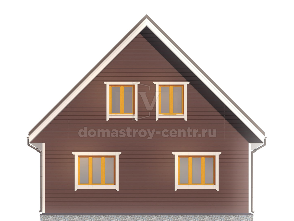 Проект дома ДК033 — фасад 3