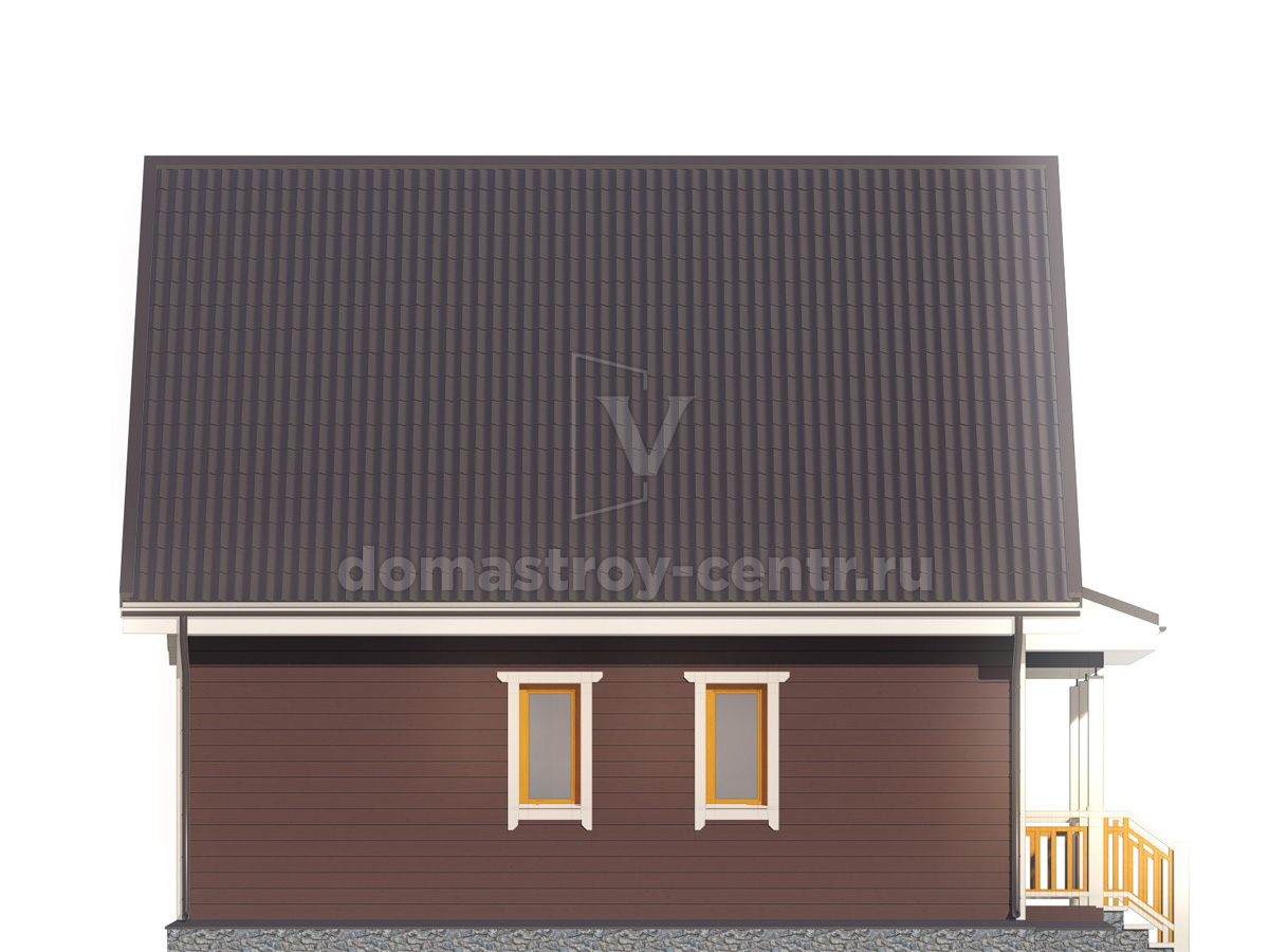 Проект дома ДК033 — фасад 4