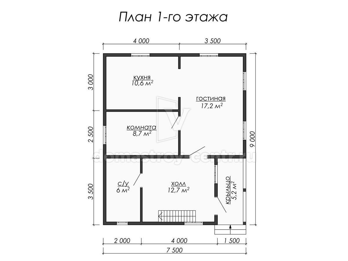 План 1 Проект дома ДК041