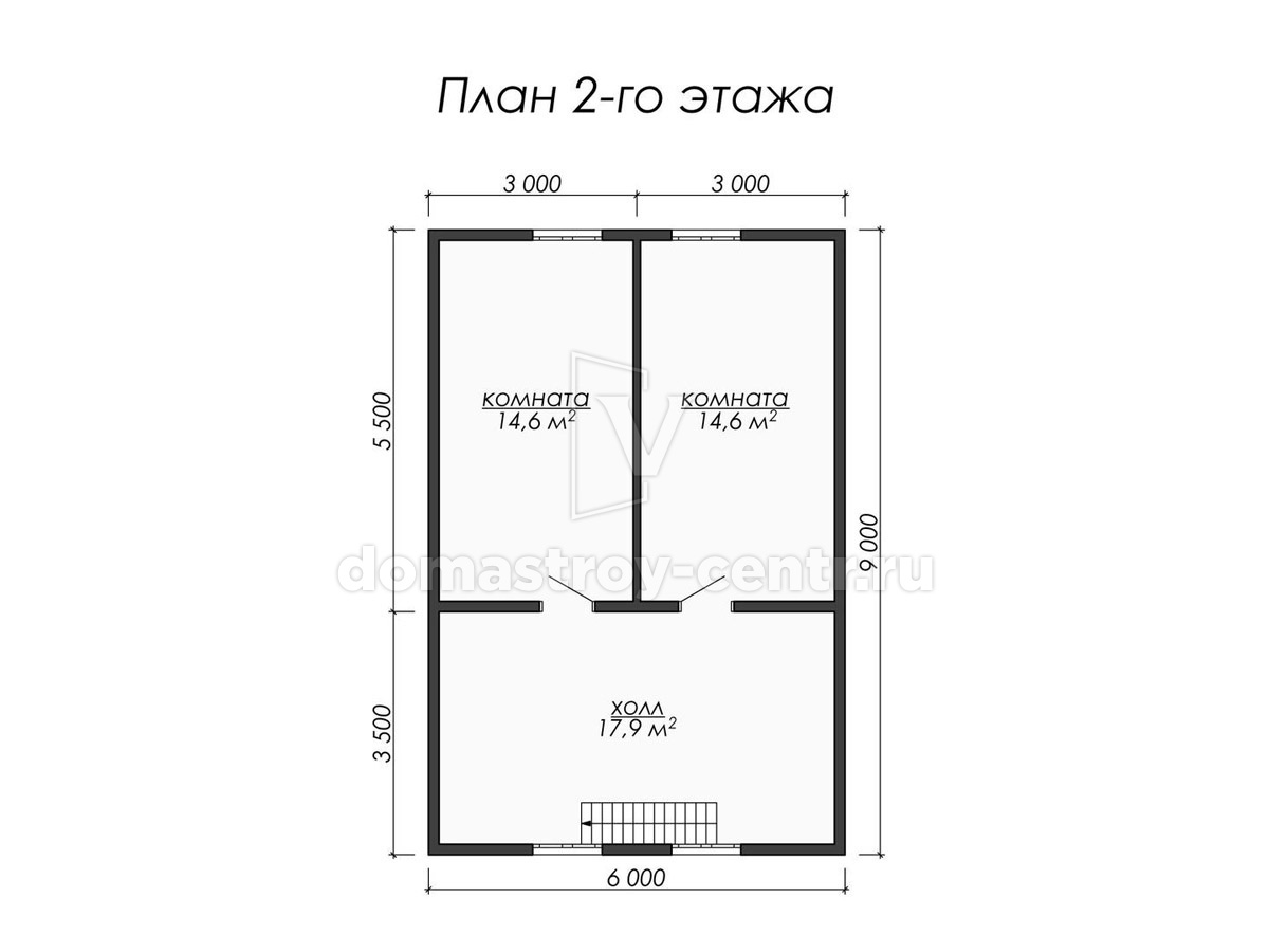 Проект дома ДК041 — план 2