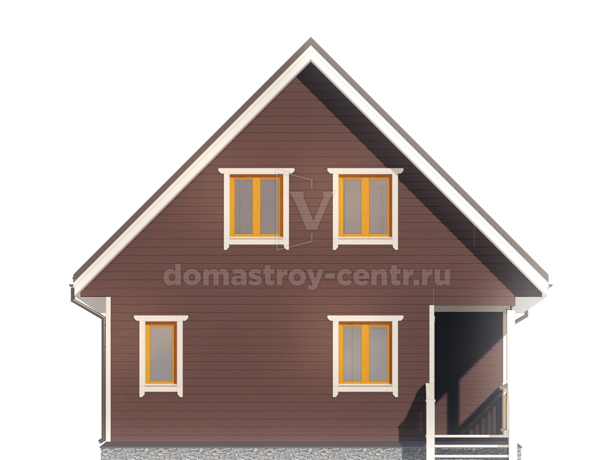 Проект дома ДК041 — фасад 1