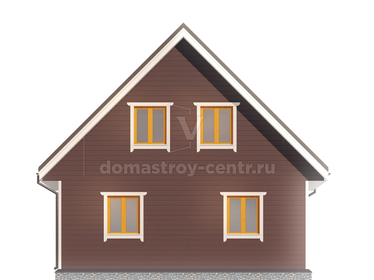 Проект дома ДК041 — фасад 3