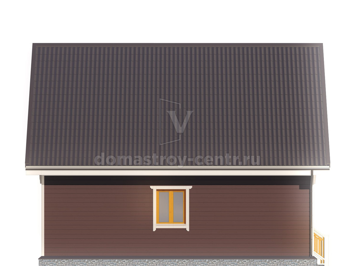 Проект дома ДК041 — фасад 4