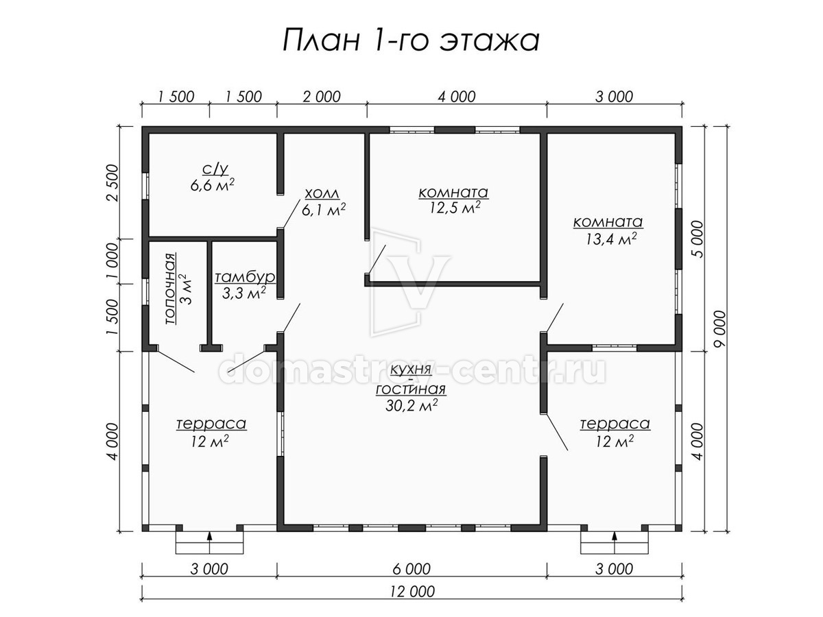 План 1 Проект дома ДК046
