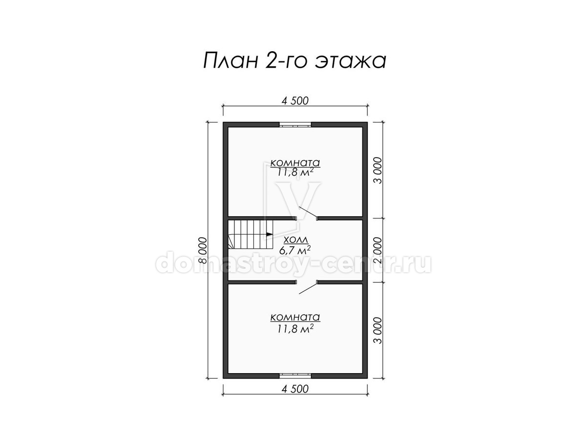 Проект дома ДК050 — план 2