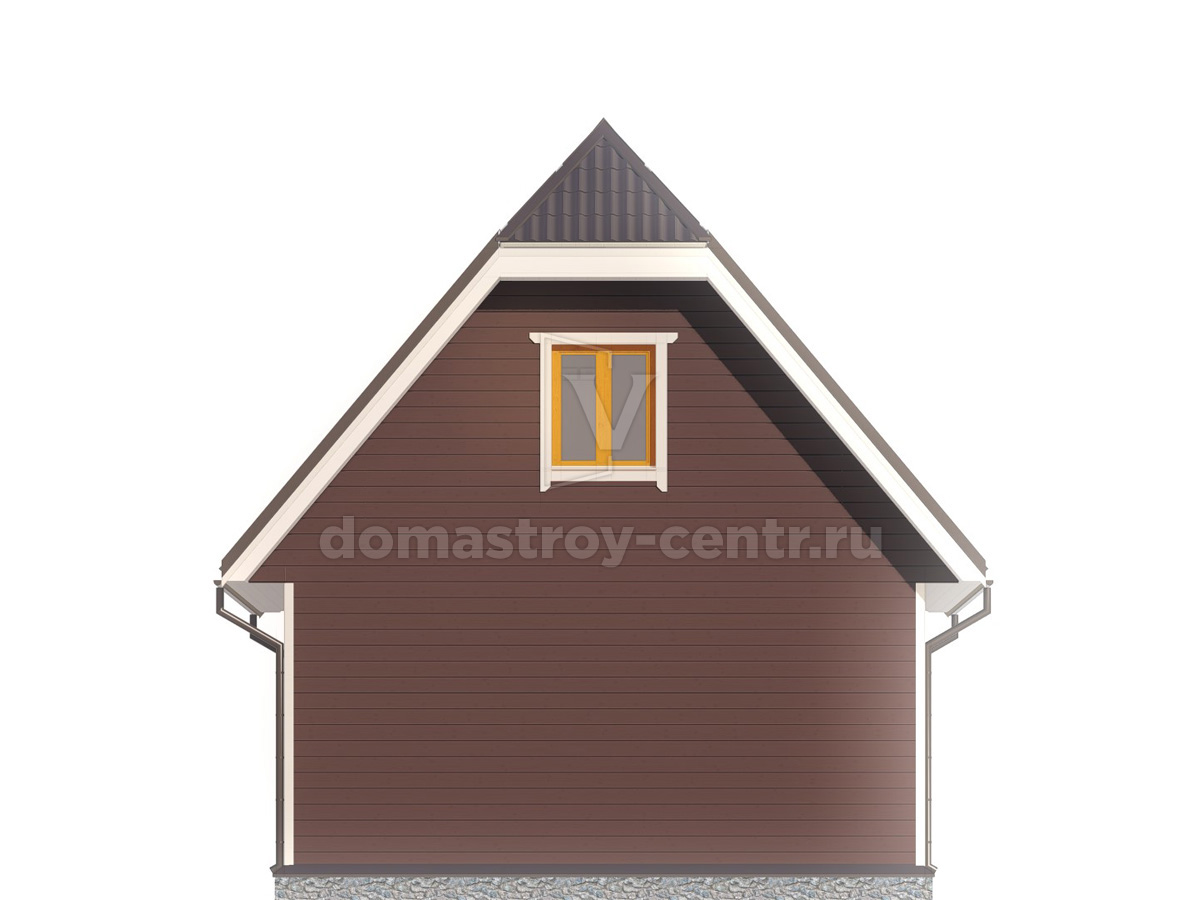 Проект дома ДК050 — фасад 3