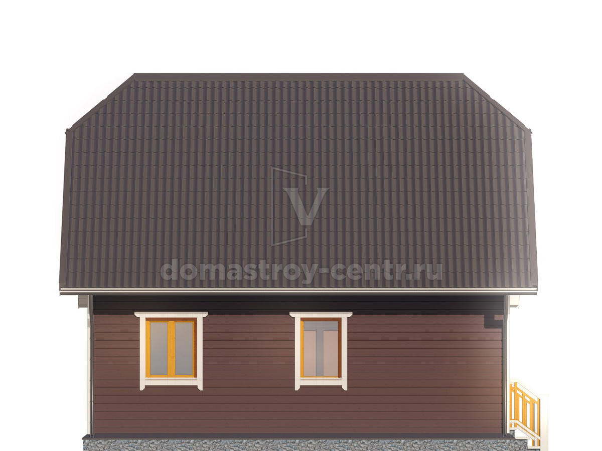 Проект дома ДК050 — фасад 4