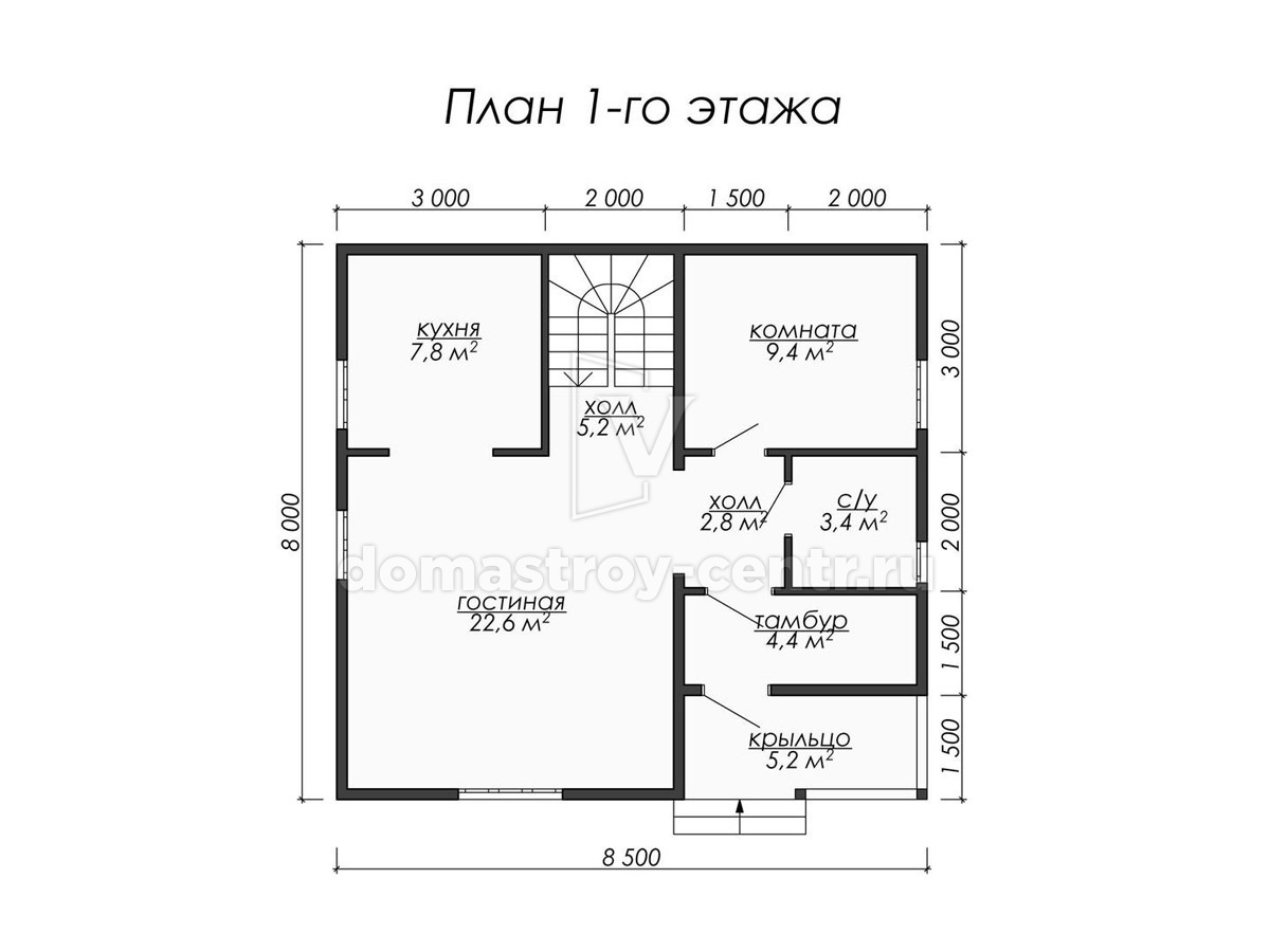 План 1 Проект дома ДК051
