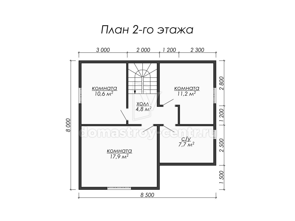 Проект дома ДК051 — план 2