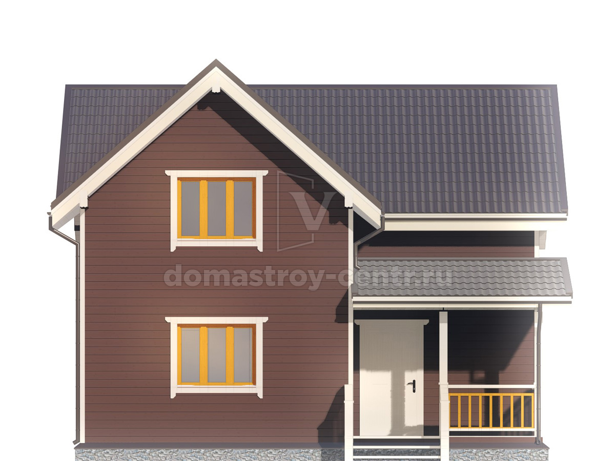 Проект дома ДК051 — фасад 1