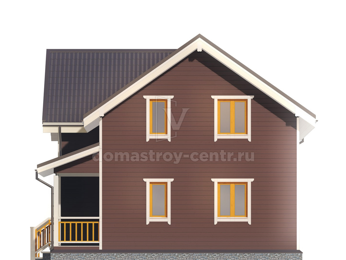 Проект дома ДК051 — фасад 2