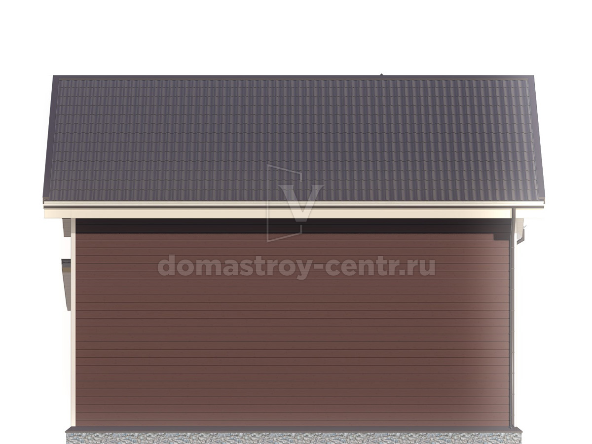 Проект дома ДК051 — фасад 3