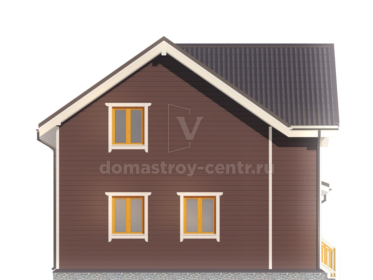 Проект дома ДК051 — фасад 4