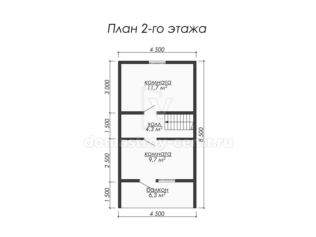 Проект дома ДК053 — план 2