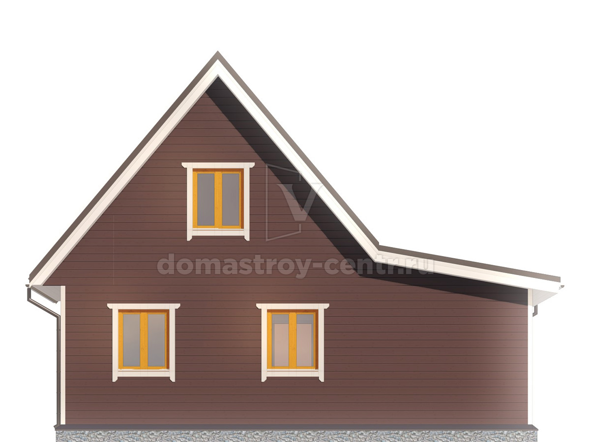 Проект дома ДК053 — фасад 3