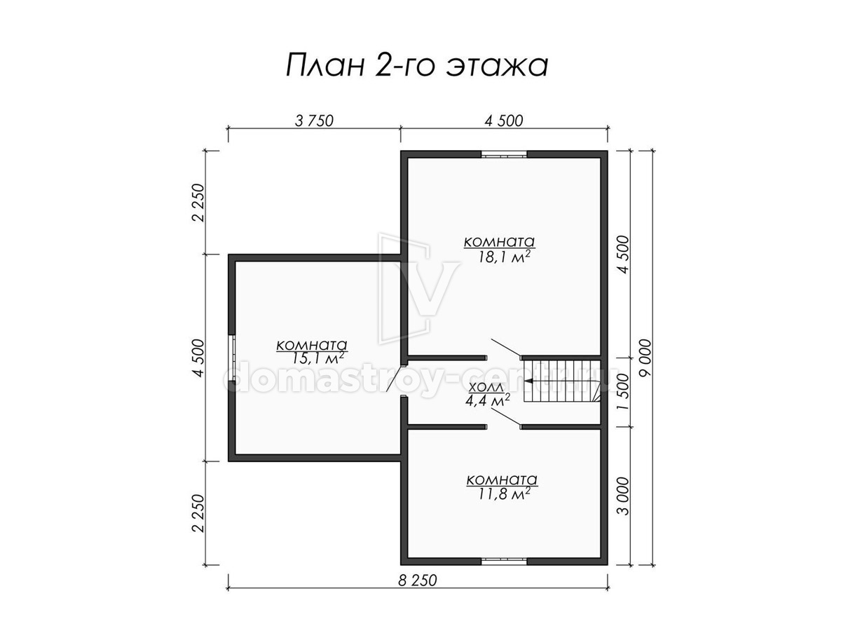 Проект дома ДК054 — план 2