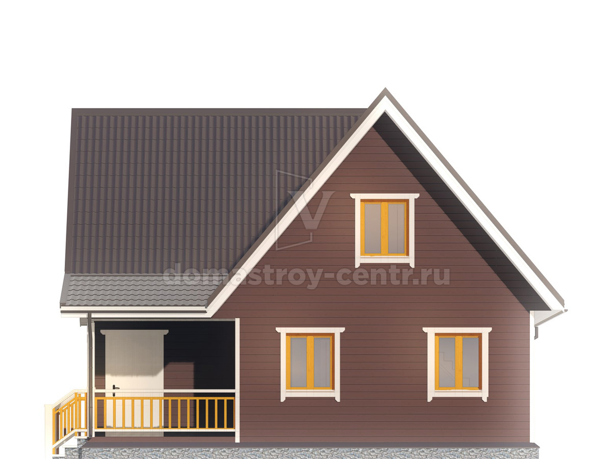 Проект дома ДК054 — фасад 1