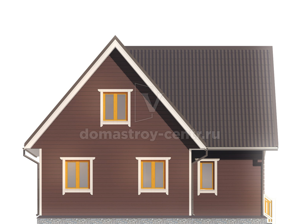 Проект дома ДК054 — фасад 2