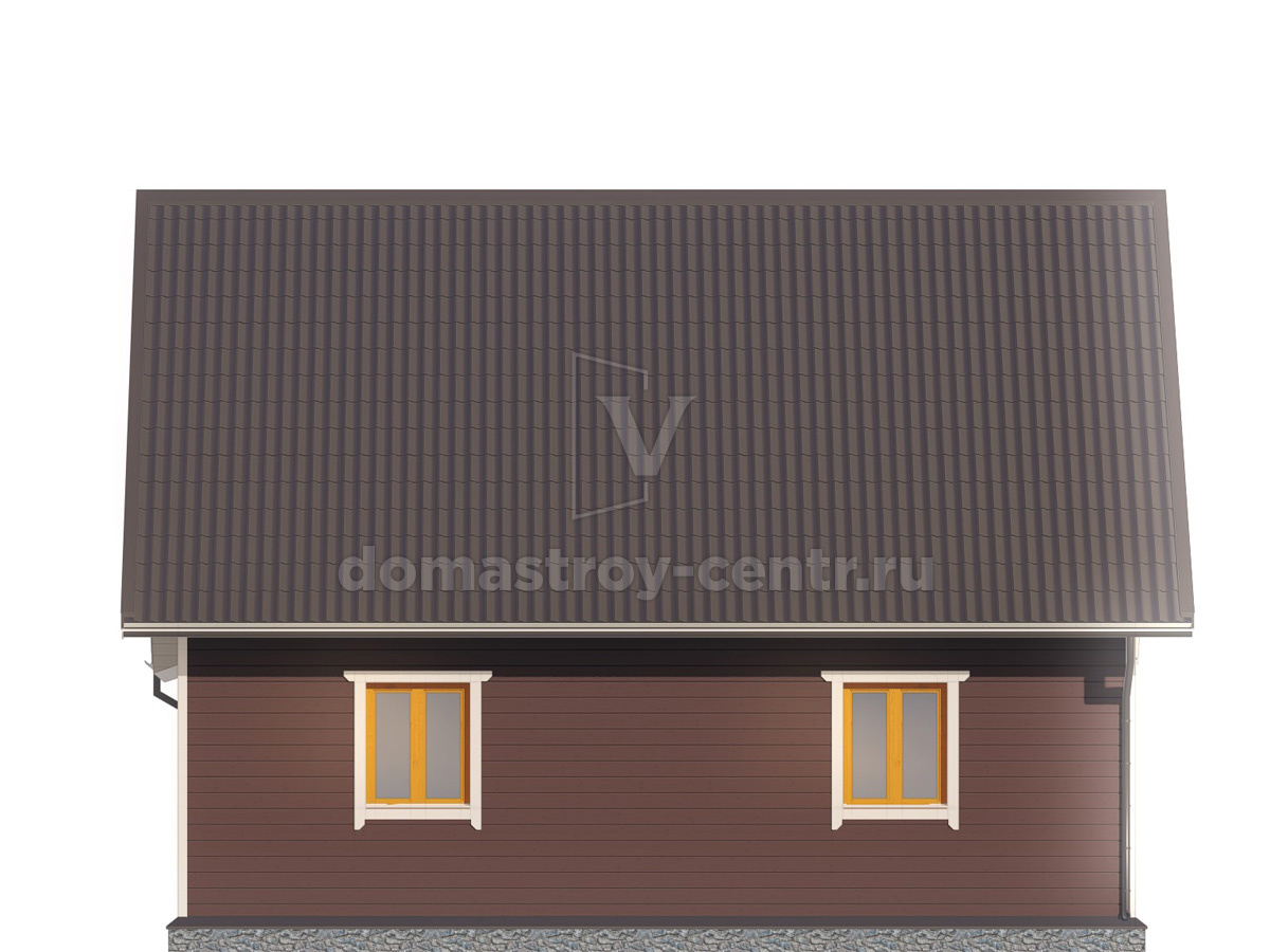 Проект дома ДК054 — фасад 3