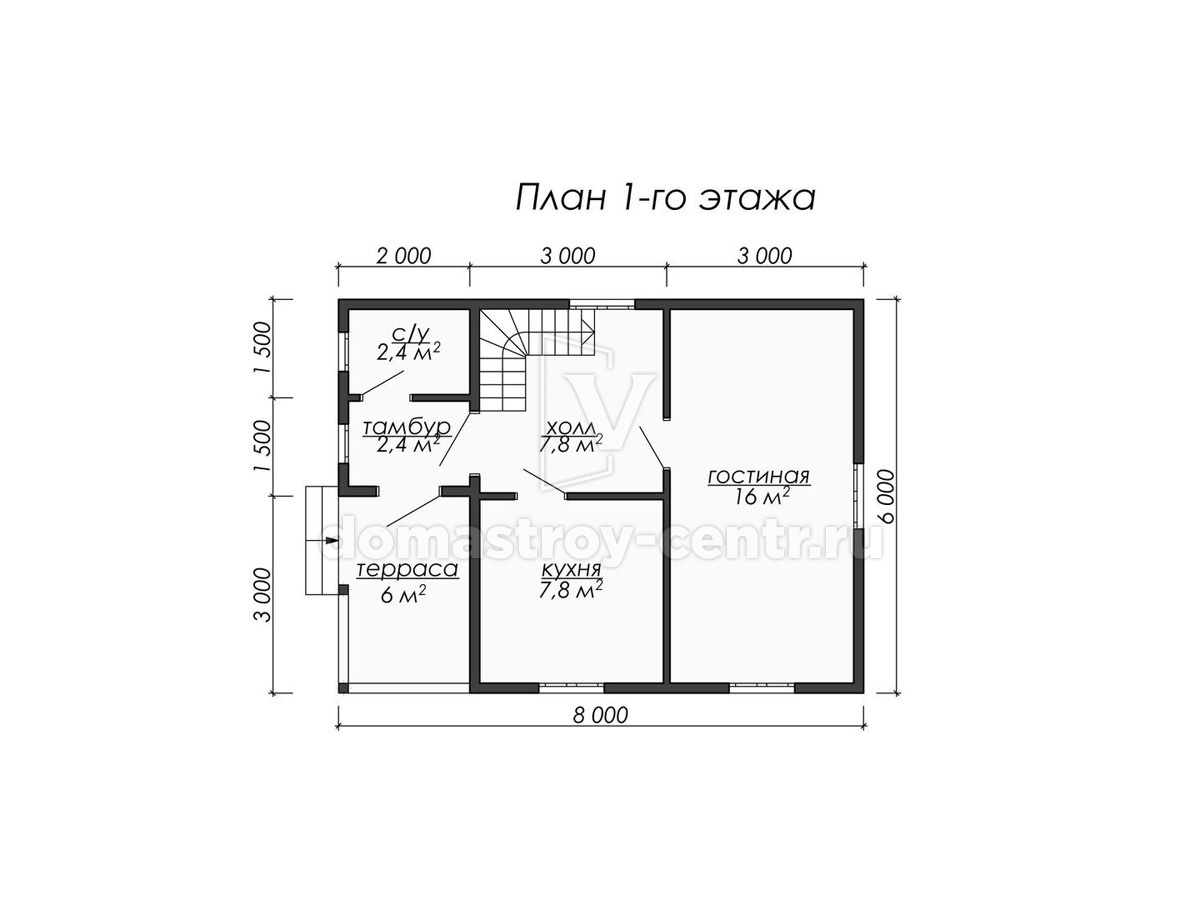 План 1 Проект дома ДК075