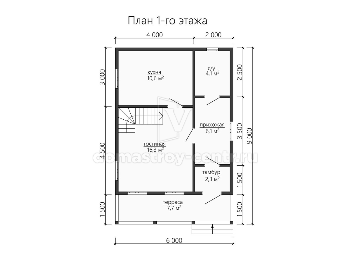 План 1 Проект дома ДК147