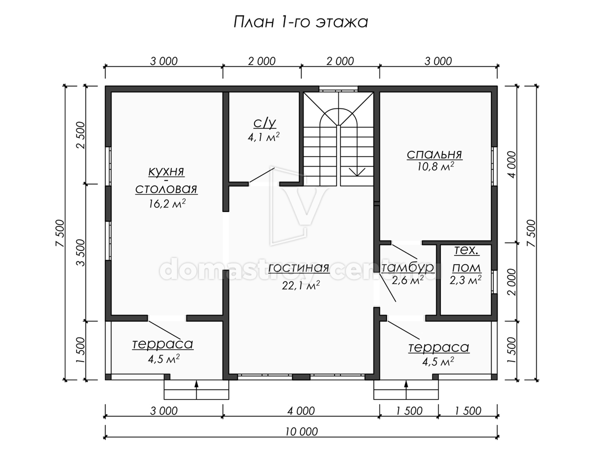 План 1 Проект дома ДК224
