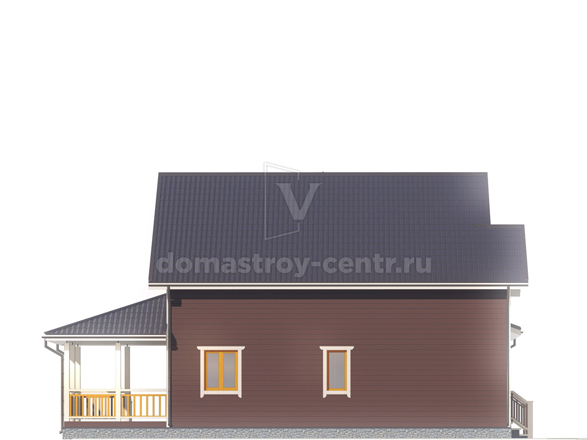 Проект дома ДК274 — фасад 2